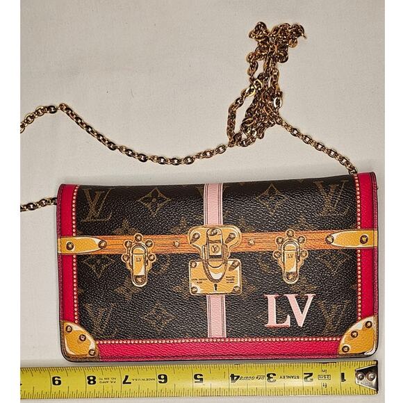 Louis Vuitton Limited Edition Monogram Summer Trunks Pochette - Picture 13 of 14